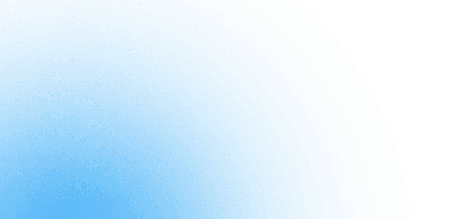 Fondo azul vibrante con un degradado suave que evoca tranquilidad y modernidad.